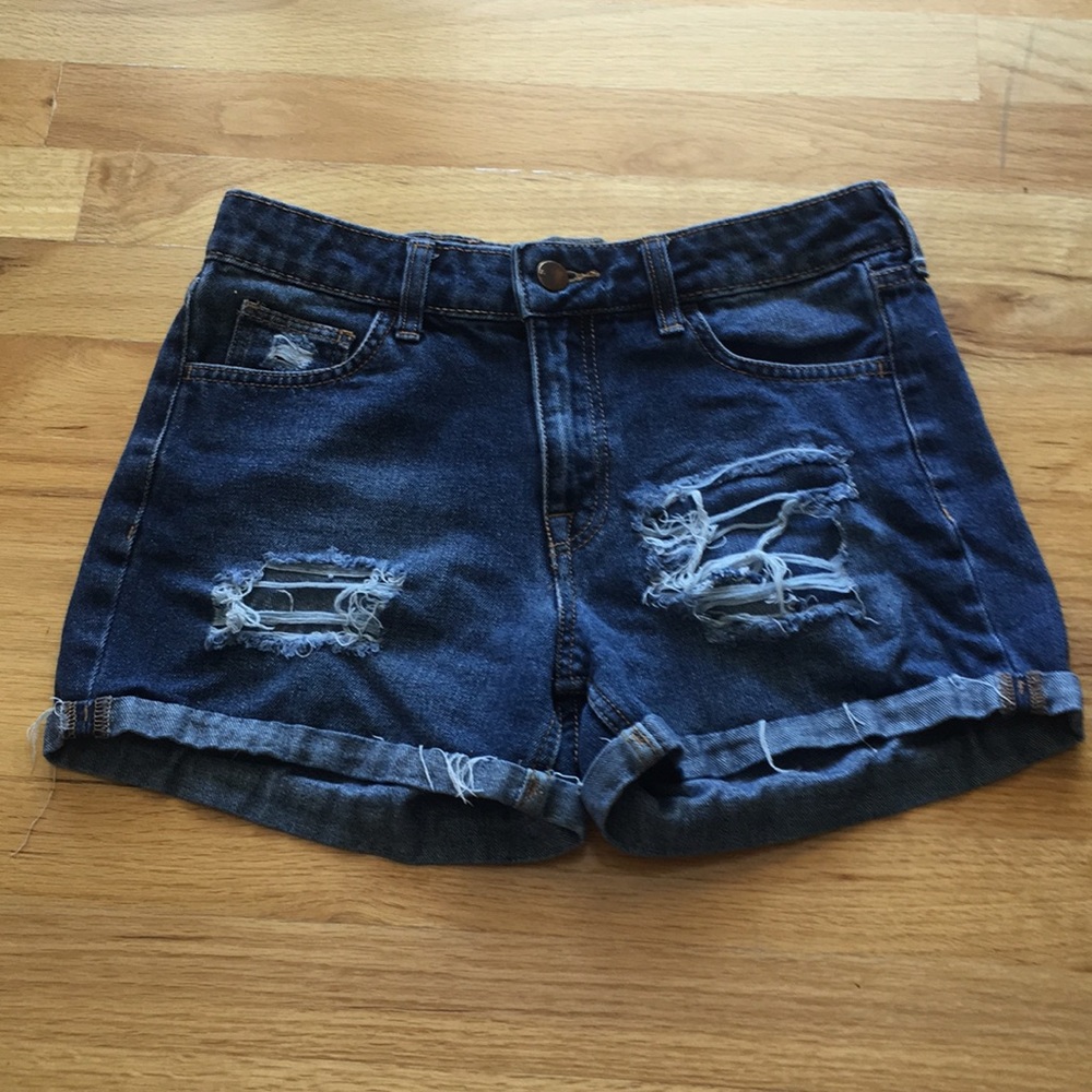 H&M high rise shorts